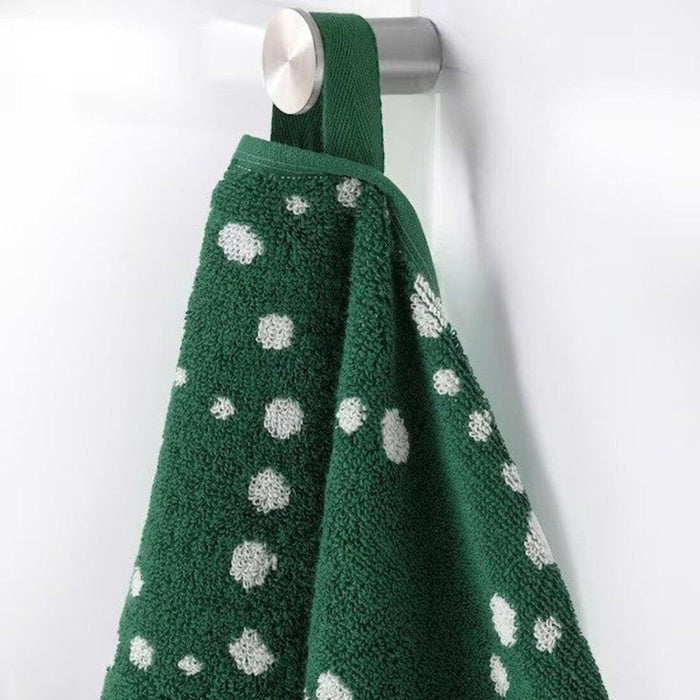 IKEA AROMATISK Bath towel, green, 70x140 cm  with Floor cushion, green, 45x45x10 cm