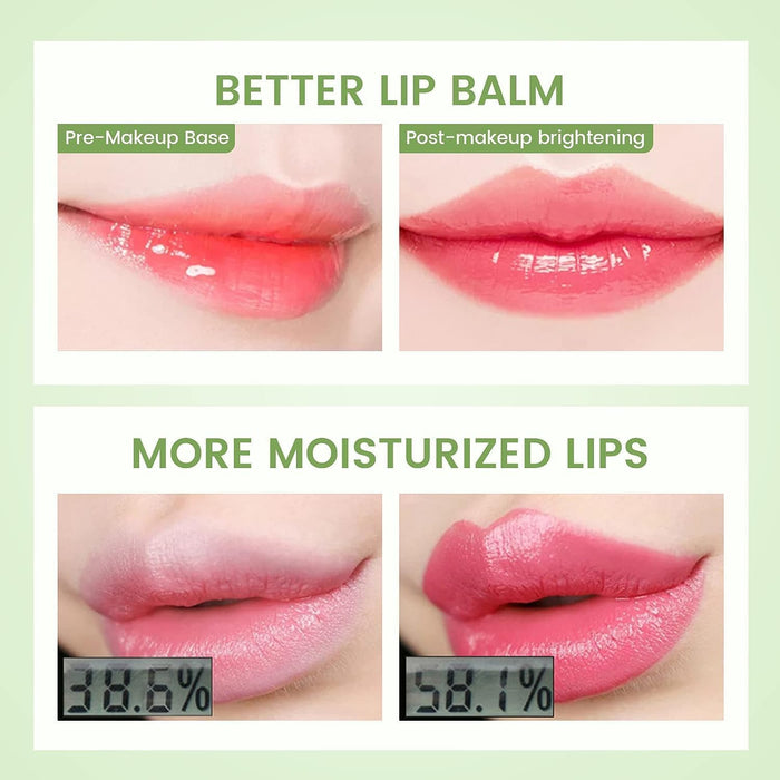 Digital Shoppy Moisture Lip Balm Aloe Vera Natural Lipbalm Temperature Changed Color Lipstick Long Lasting Nourish Protect Lips Care Makeup