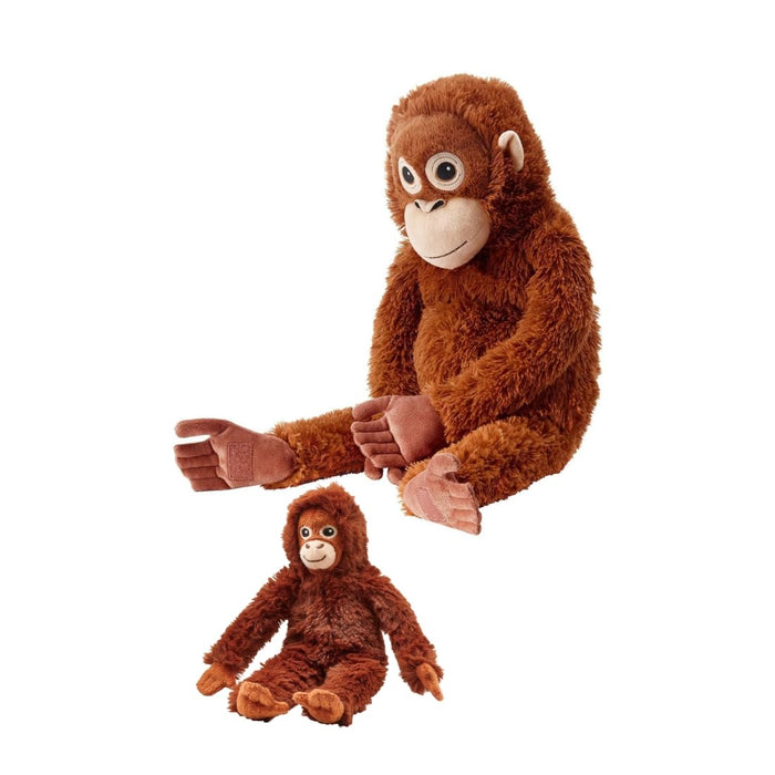 Ikea DJUNGELSKOG Soft Toy, Orangutan 66cm with Soft Toy, mini/Orangutan, 20 cm
