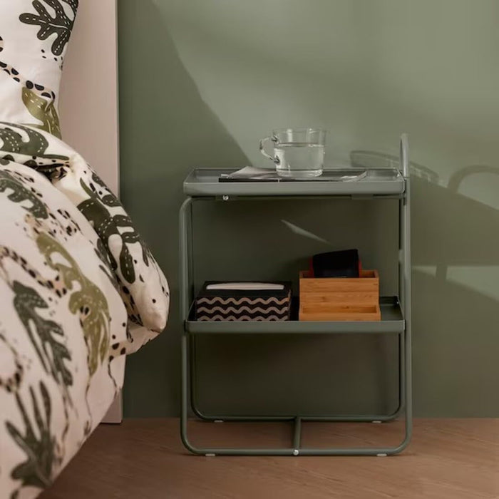 KEA HATTÅSEN Bedside Table with Drawer - Modern Bedroom Furniture