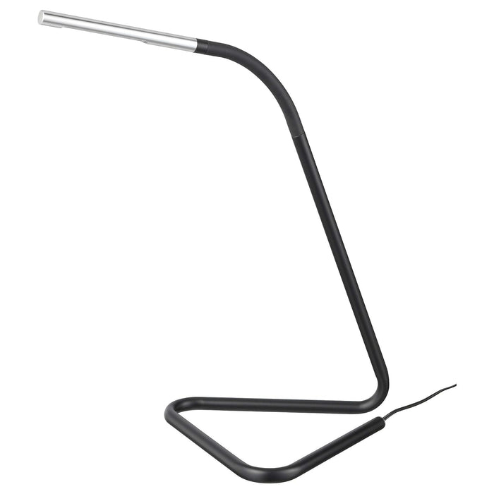 IKEA HÅRTE LED work lamp, bright pink/silver-colour with LED work lamp, black/silver-colour