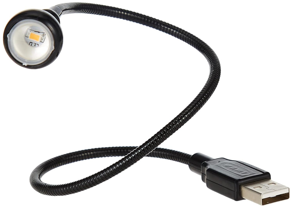 IKEA LED USB Lamp (Black & Red) – Compact Adjustable Desk Light