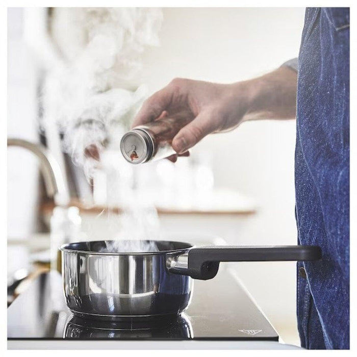 IKEA Spice Rack Set – Aspen Wood Rack with Oil/Vinegar Bottle, Squeeze Bottles & Salt & Pepper Shakers