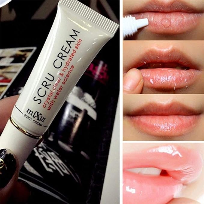 Digital Shoppy Lip Scrub Cream Moisturizer, Remove Dead Skin Brighten Lip Tone Lip Scrub Balm