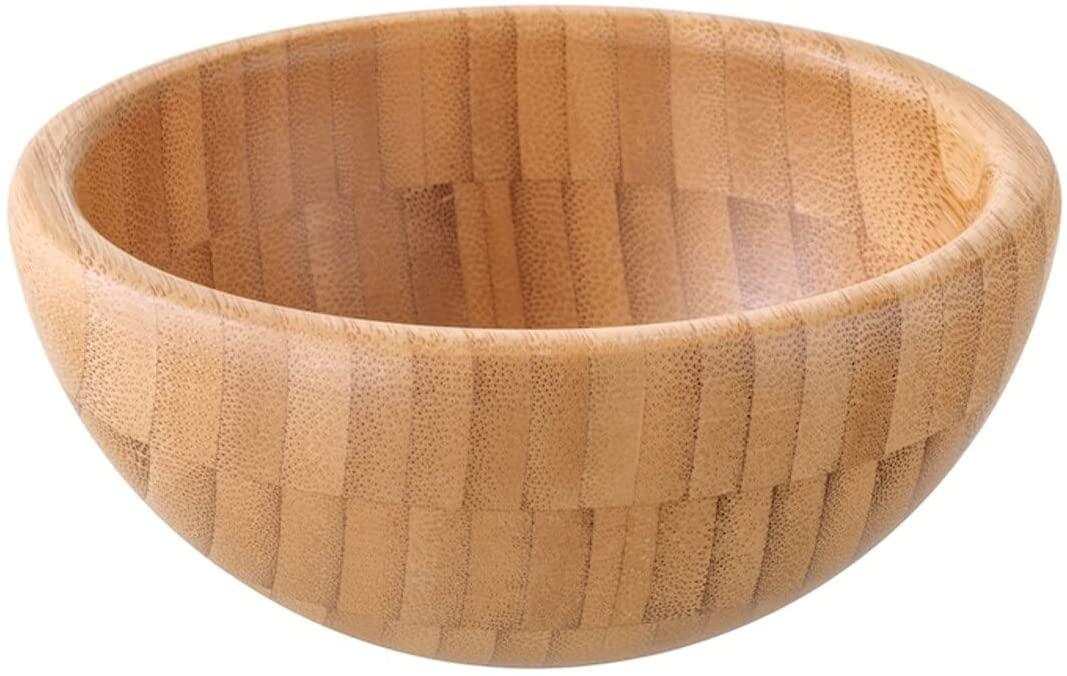 IKEA  SKOGHALL Salad tongs with BLANDA MATT Serving bowl, bamboo12 cm