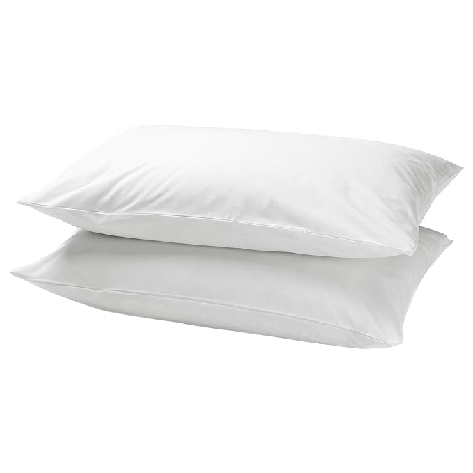 IKEA DVALA Pillowcase, 50x80 cm, (20x32) (White)