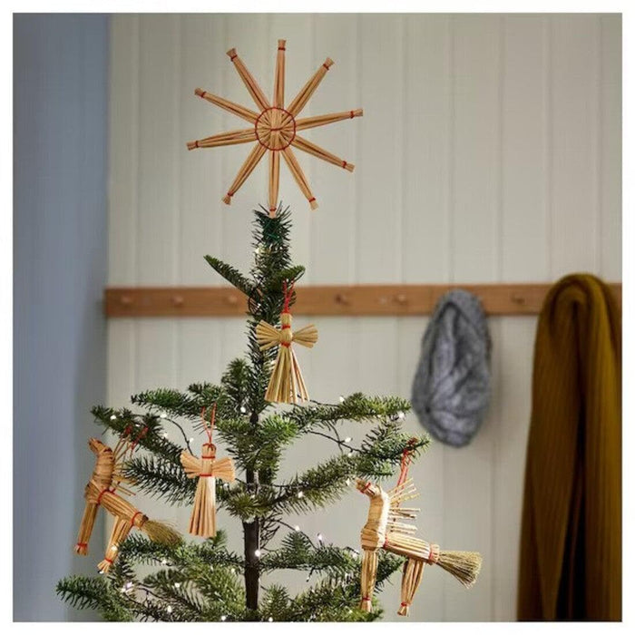 IKEA VINTERFINT Hanging decoration, set of 2, handmade  WITH Hanging decoration, icicle-shaped clear glass, 16 cm (6 ¼ ")