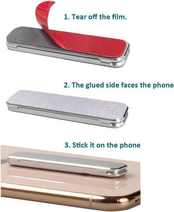 A compact, adjustable, and foldable tablet stand made of aluminum alloy, featuring a sleek design, anti-slip base, and multi-angle positioning. Ideal for gaming, video streaming, reading, and working on tablets or smartphones."