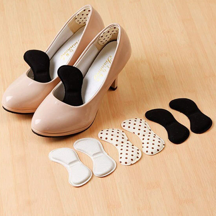 Digital Shoppy Heel Protection & Foot Comfort Combo – Silicone Gel Heel Protectors with Soft Invisible Comfort Nursing Insoles
