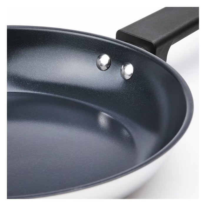 IKEA MIDDAGSMAT Non-Stick Frying Pan 24cm with Hand Towel 40x 70 cm