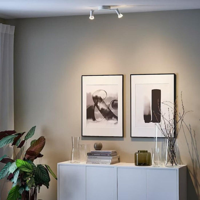 IKEA KRUSNATE Ceiling spotlight with 4 spots & 2 spots, white