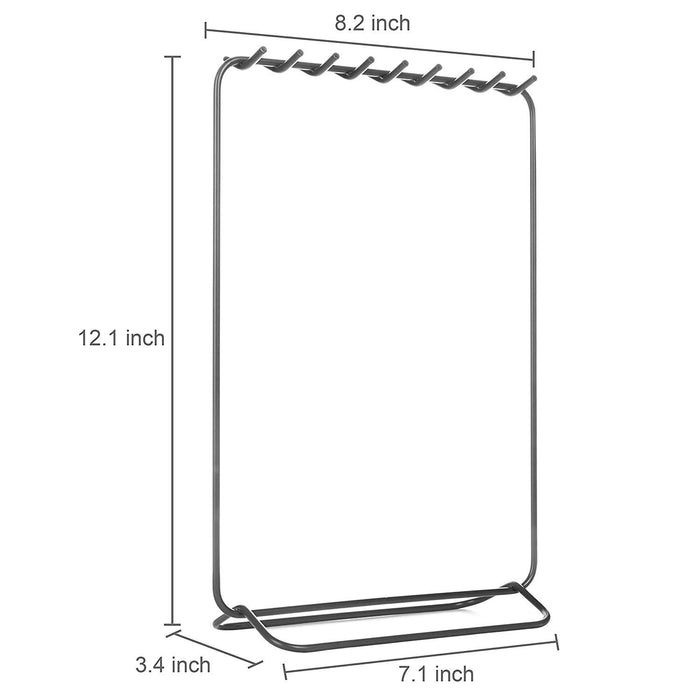 IKEA  DOSOR Necklace stand, grey, 21x9x30 cm