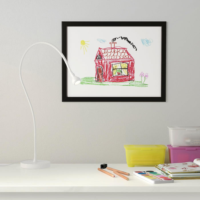 IKEA Wall decoration, green with  Frame, black, 30x40 cm