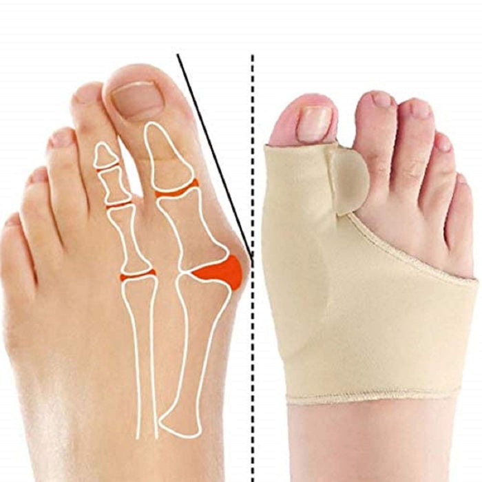 Digital Shoppy Splint Big Toe Straightener Corrector Foot Pain Relief Foot Care And Comfortable Soft Bunion Protector Toe Straightener Silicone Toe Separator Corrector Thumb Feet Care Adjuster 1 Pair.