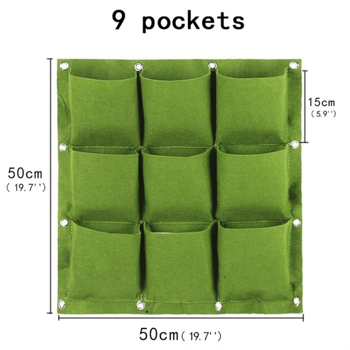 Digital Shoppy Wall-mounted Felt Planting Bag Manufacturers Supply Multiple Plant Planting Bags
