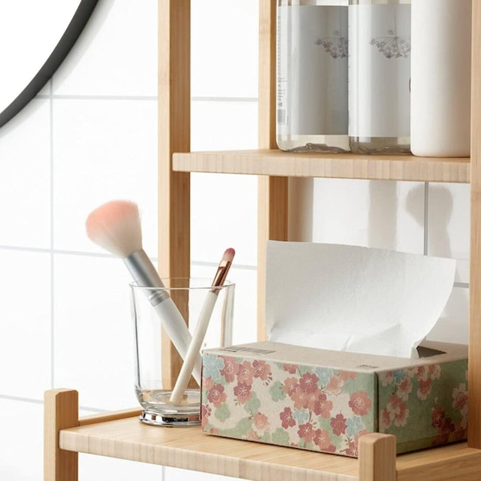 IKEA VIKFJÄRD Washcloth, white30x30 cm (12x12 ") ( 2 PACK ) with Paper napkin, white, 16x32 cm (6 ¼x12 ½ ") ( 100 pack )