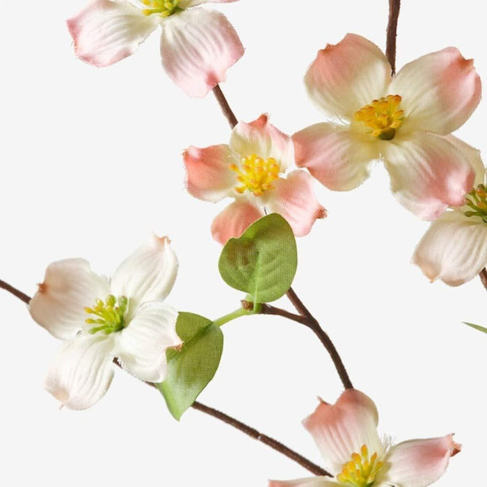 IKEA SMYCKA Artificial flower, in/outdoor/Dogwood pink56 cm with Artificial flower, in/outdoor/Dogwood white, 56 cm (22 ")