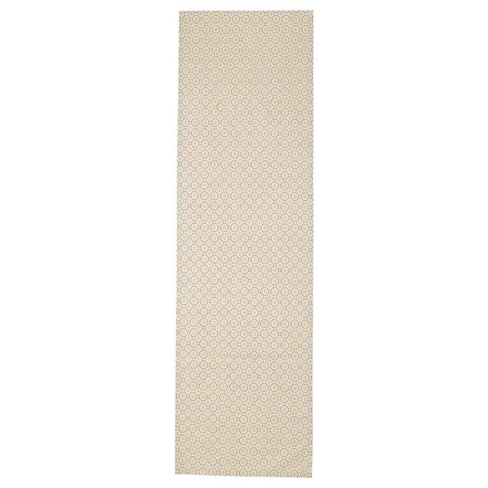 IKEA LJUVARE Table-Runner ( 1 unit ), Beige, 40x140 cm (16x55) with SNOBBIG Place Mat, 45x33 cm Pack of 6