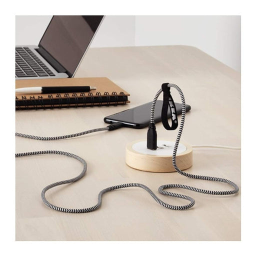 Durable and tangle-free IKEA Micro-USB to USB cord 1.5M