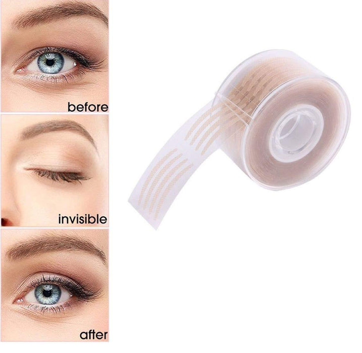 Digital Shoppy Eye & Lip Beauty Combo – 600PCS Invisible Double Eyelid Tape Stickers with Magic Color Changing Glossy Lip Balm