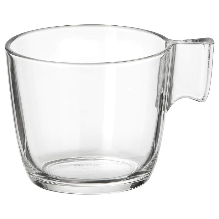 IKEA Clear Glass Drinkware & Serveware Set – Bottle with Stopper 1 L, Beer Glass 48 cl, Serving Bowl 12 cm & Mug 23 cl
