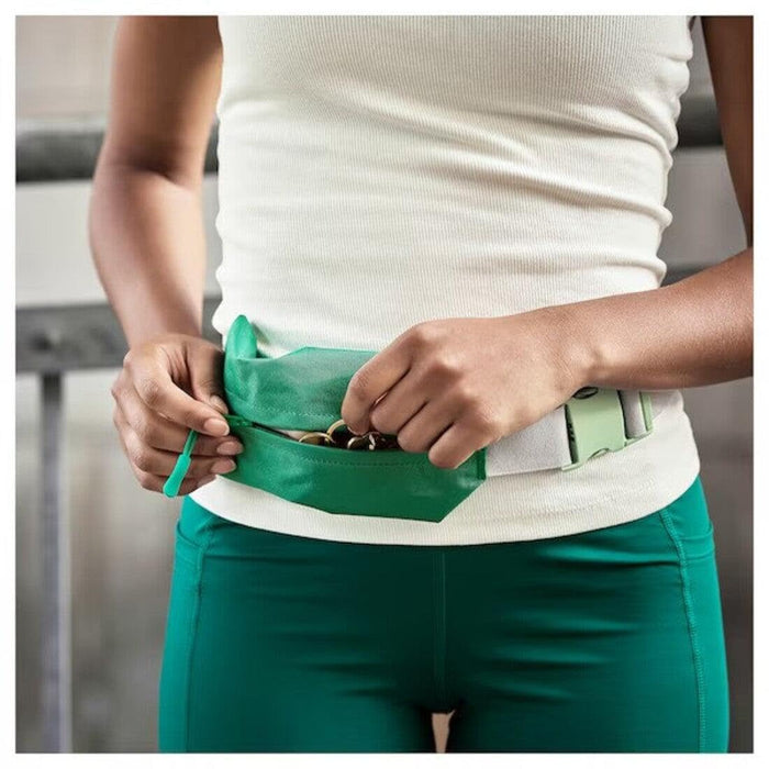 IKEA DAJLIEN Green Fitness Set – Exercise Mat 70x110 cm with Matching Belt Bag