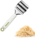 Noodle maker with a pile of cooked noodles on a white background