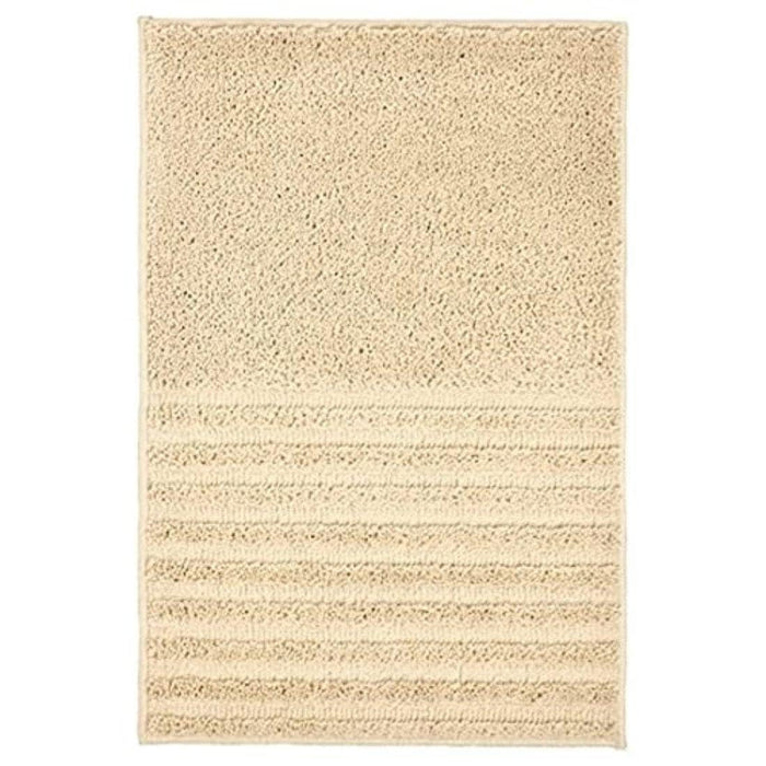 IKEA STOPP Anti-slip underlay, 67.5x200 cm  with Bath mat, light beige, 40x60 cm