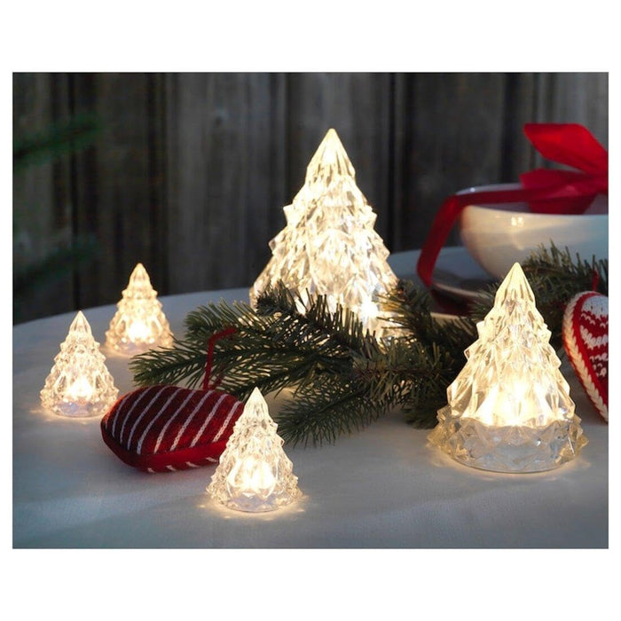 IKEA LED decoration lighting, battery-operated, 11 c with Decoration set of 2, ceramic