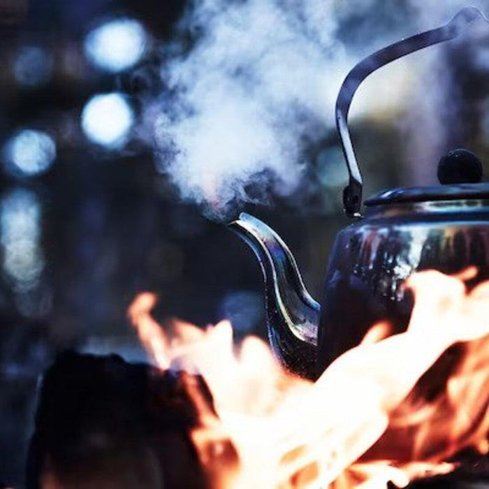 IKEA Decoration, leaf, black, 31*23 cm with  Potpourri, scented/Bonfire, 90 g