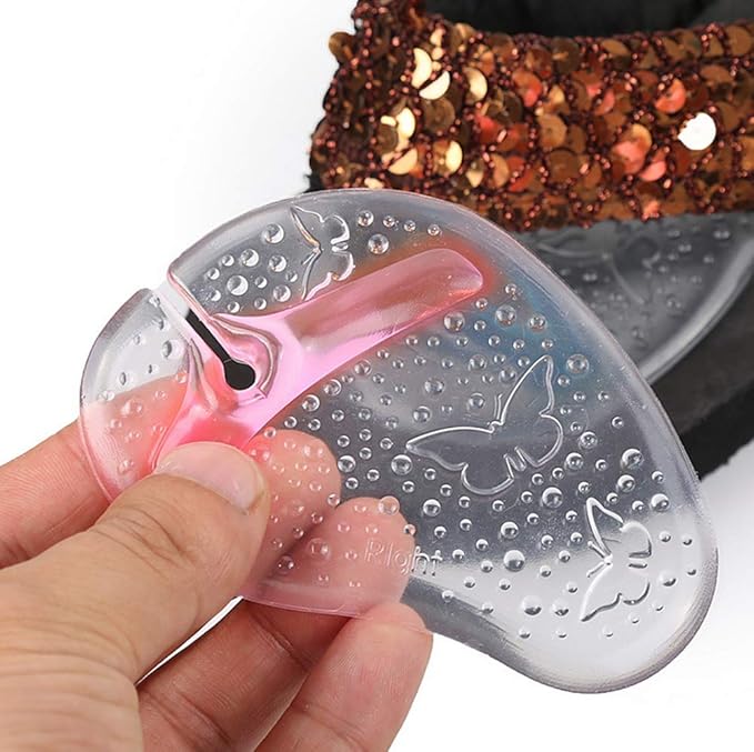 Digital Shoppy Soft Self-Adhesive PU Thong Insoles for Sandals Flip Flops Insole, 1 pair