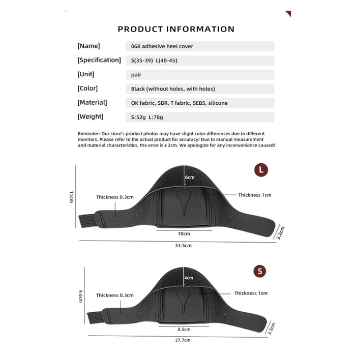 Heel pain relief pads for plantar fasciitis support