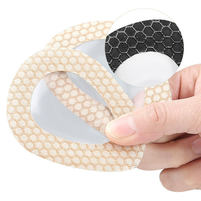 Digital Shoppy Metatarsal Pads & Heel Cushions Soft Gel Self-Adhesive Shock-Absorbing Non-Slip Unisex Foot Insoles for Forefoot Support (beige)