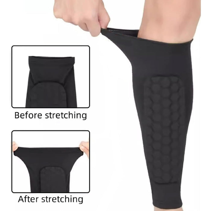 Digital Shoppy Honeycomb Shank Protection Foot Sock Men's Anti-collision Non-slip