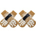 Gradient yellow dog ankle socks (Medium size) with white paw-print grip pads for traction. Adjustable black straps ensure a secure fit. Waterproof, warm, and anti-drop design for indoor pet comfort.-
160000554185612393449