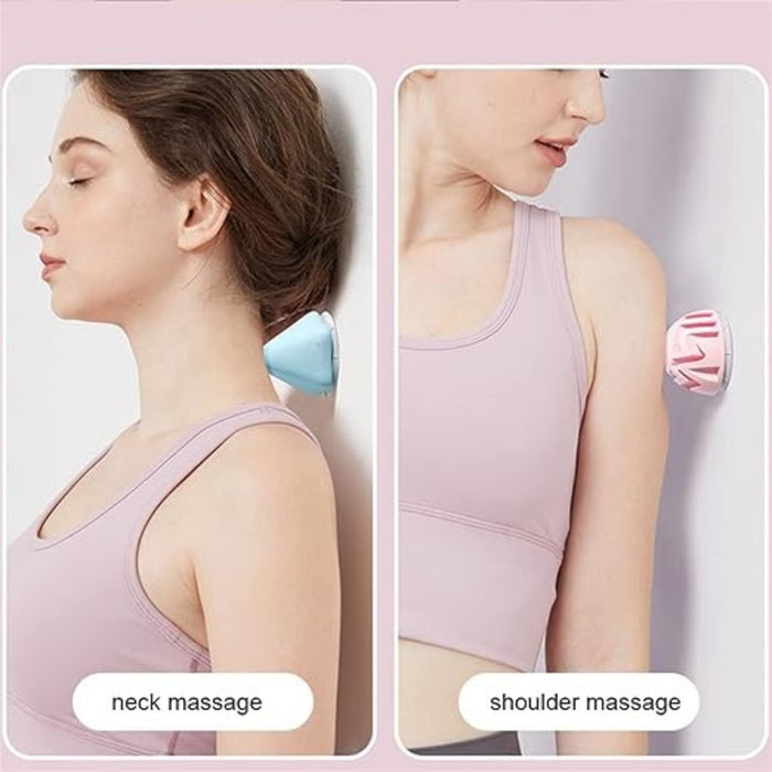 Digital Shoppy Suction Cup Fascia Massage Ball – Silicone Muscle Relaxer – Pink