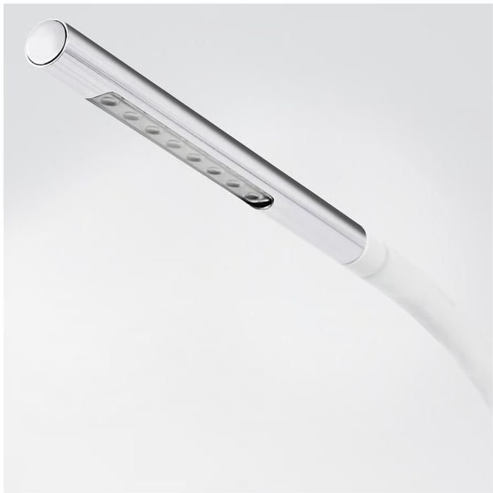 IKEA HÅRTE LED work lamp, white/silver-colour