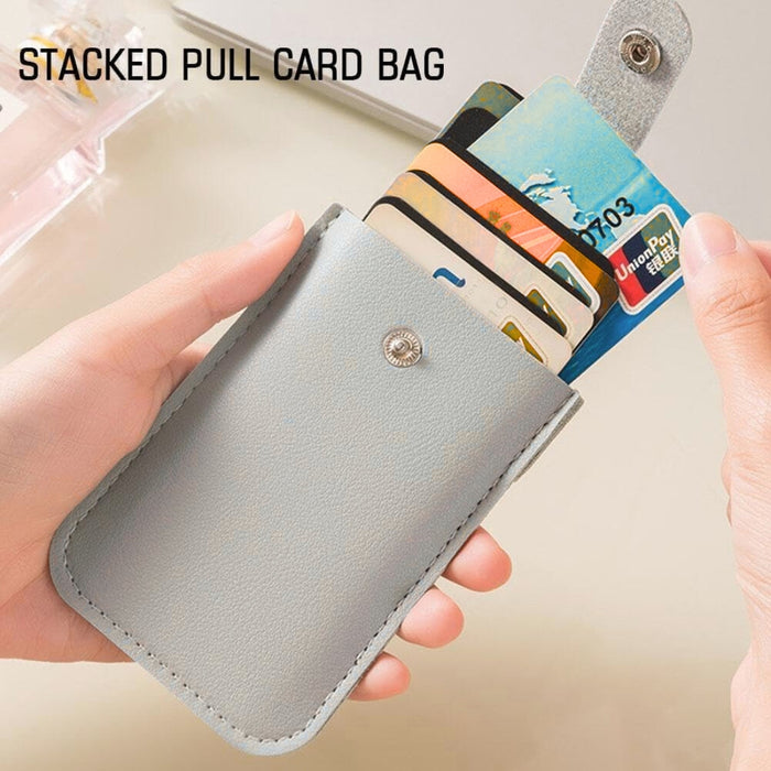 Digital Shoppy Pink Pull Card Wallet – Concealed Pop-Up Holder