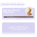 Nail art round head pen with description on a light purple background
