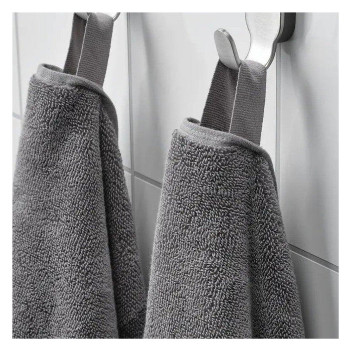IKEA FRUKTDUVA Goblet, Clear Glass 27cl | Wine & Cocktail Glass with washcloth, grey, 30x30 cm ( 2 pack )