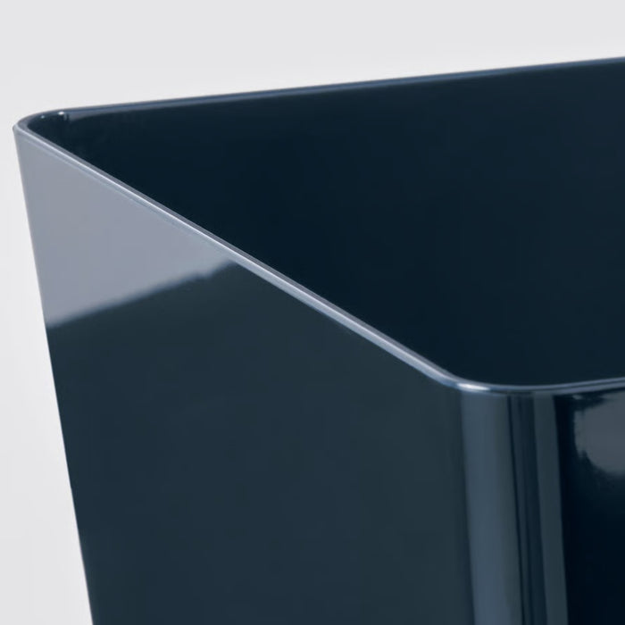 IKEA KUGGIS Box, black-blue, 18x26x8 cm