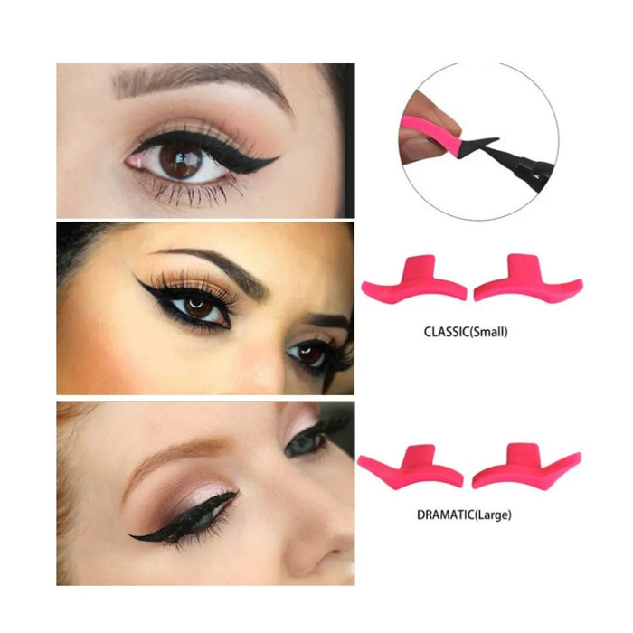Eyelash extensions with different sizes shown on a white background