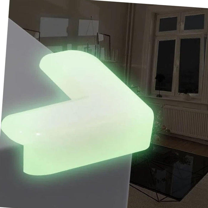 Digital Shoppy Luminous Corner Protector – Transparent Silicone Anti-Collision Stickers – 4-Pack
