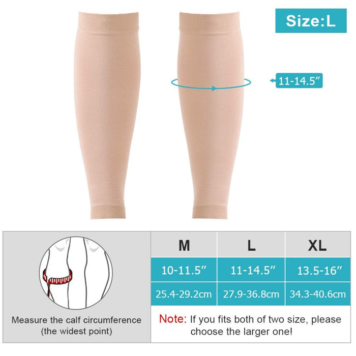 Digital Shoppy Wristband compression socks sports compression leg guard beige