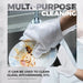 Single-use non-woven cleaning gloves for hygienic home and office cleaning