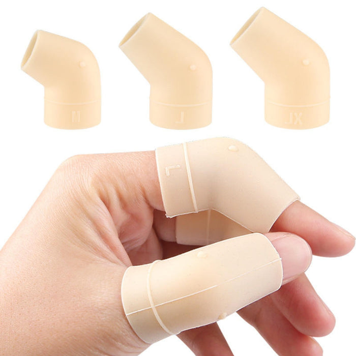 Digital Shoppy Silicone Finger Cots for Pedicure Foot Bath Massage Finger Joint Protection Thickened Top Corners Prevents Finger Cuff