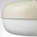 IKEA BLÅSVERK Pendant lamp, beige, 37 cm (15 "), close-up of rounded shade with matte white diffuser - 10520905
