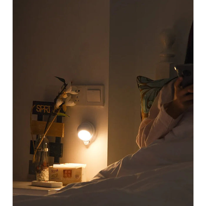 Digital Shoppy Wireless USB Rechargeable Sensor Night Light – Warm LED for Bedroom, Porch, Balcony & Corridor