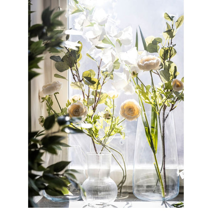 IKEA SMYCKA  Artificial flower, Ranunculus/white, 52 cm (20 ½ ")