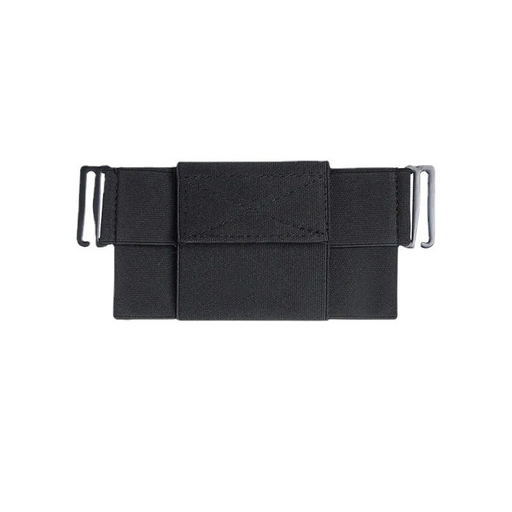Front view of invisible waist pouch with phone and key storage
